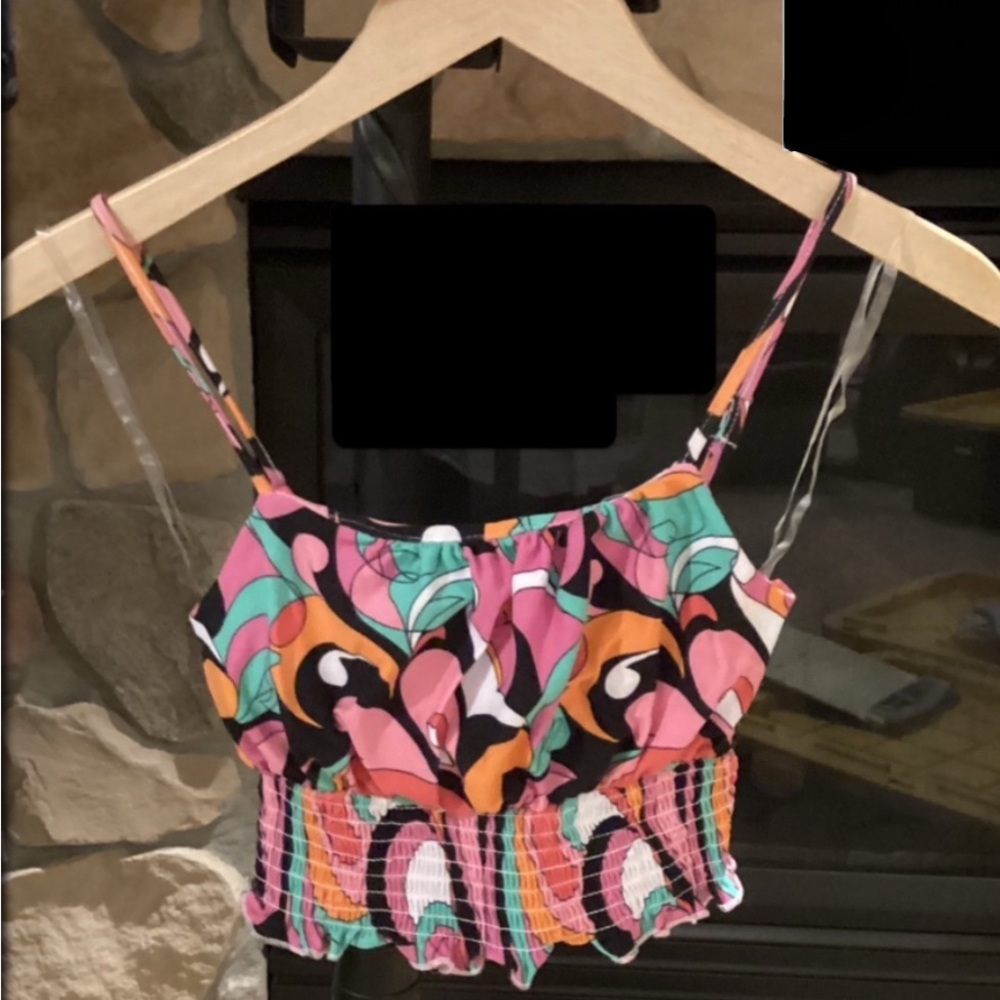 🐣  Babydoll Pattern Super Cute Swirl Top ~ NWT